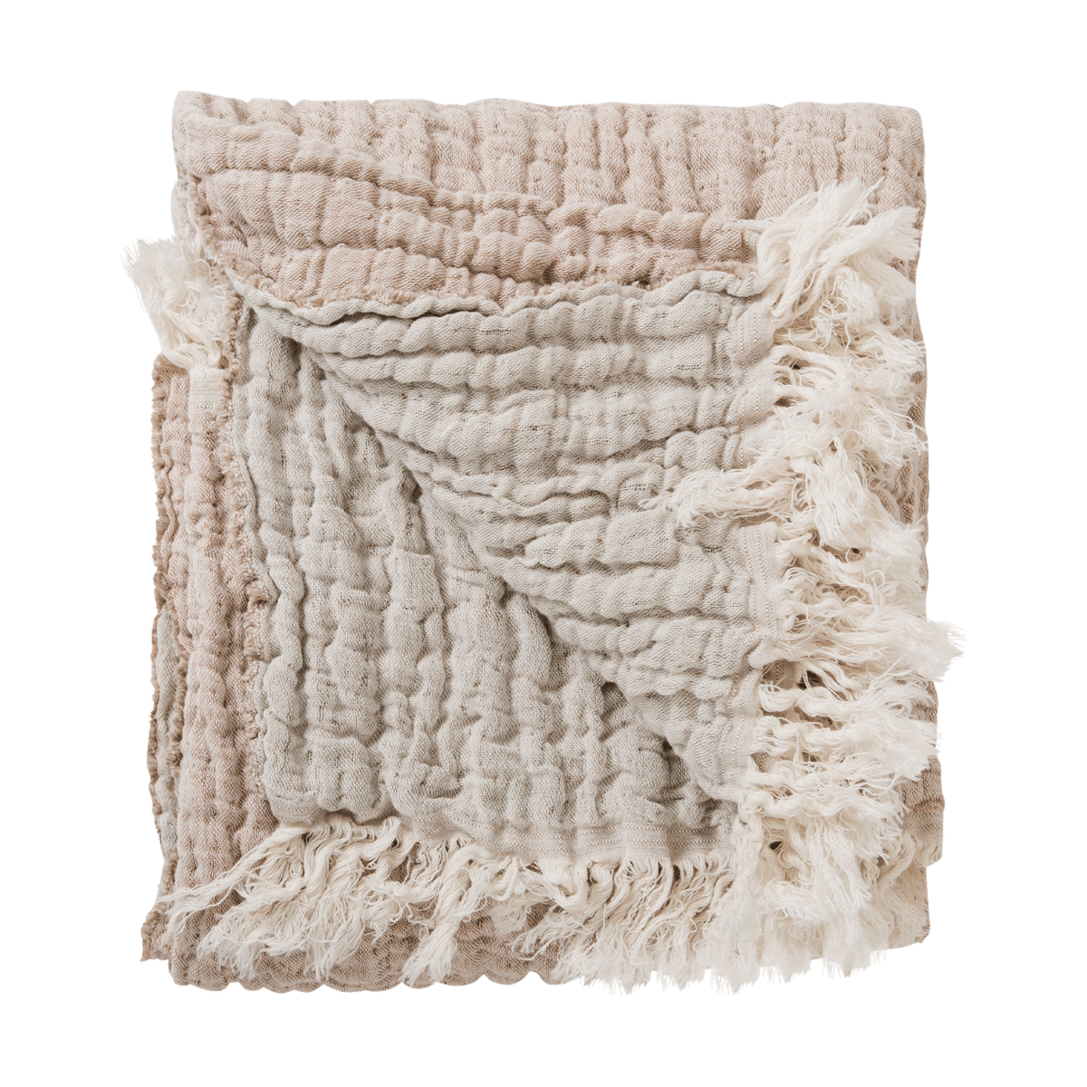 Garbo&Friends Mellow peitto 130x170 cm Tawny | Skandinaavinen Sisustus | Puuvillaviltit -ja peitot | Beige