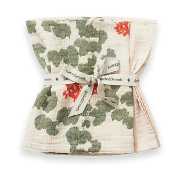 Pelargonium Muslin peitto pieni 2 osaa - 60x60 cm - Garbo&Friends