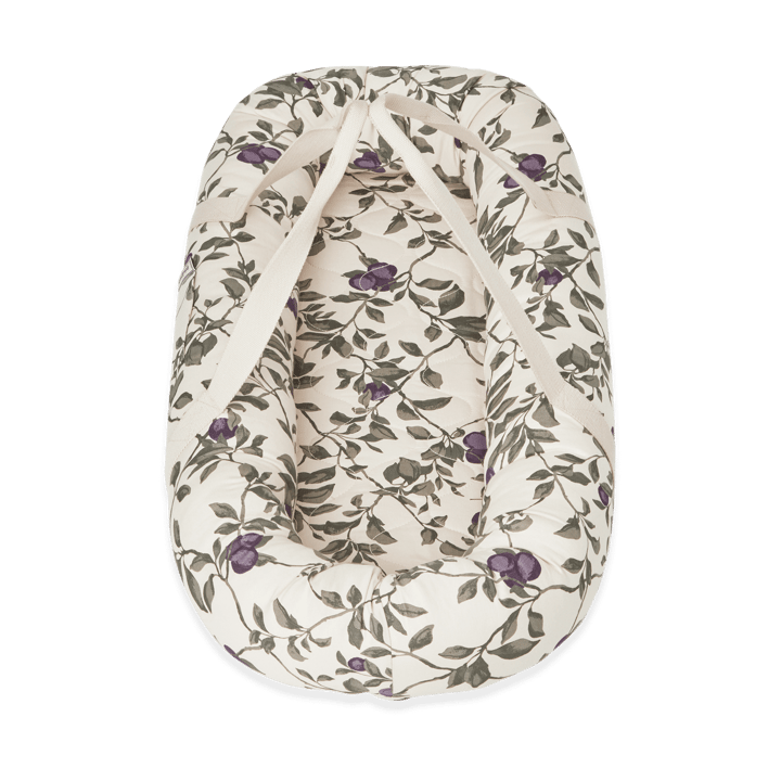 Plum satiini tikattu babynest, 43x87x16cm Garbo&Friends