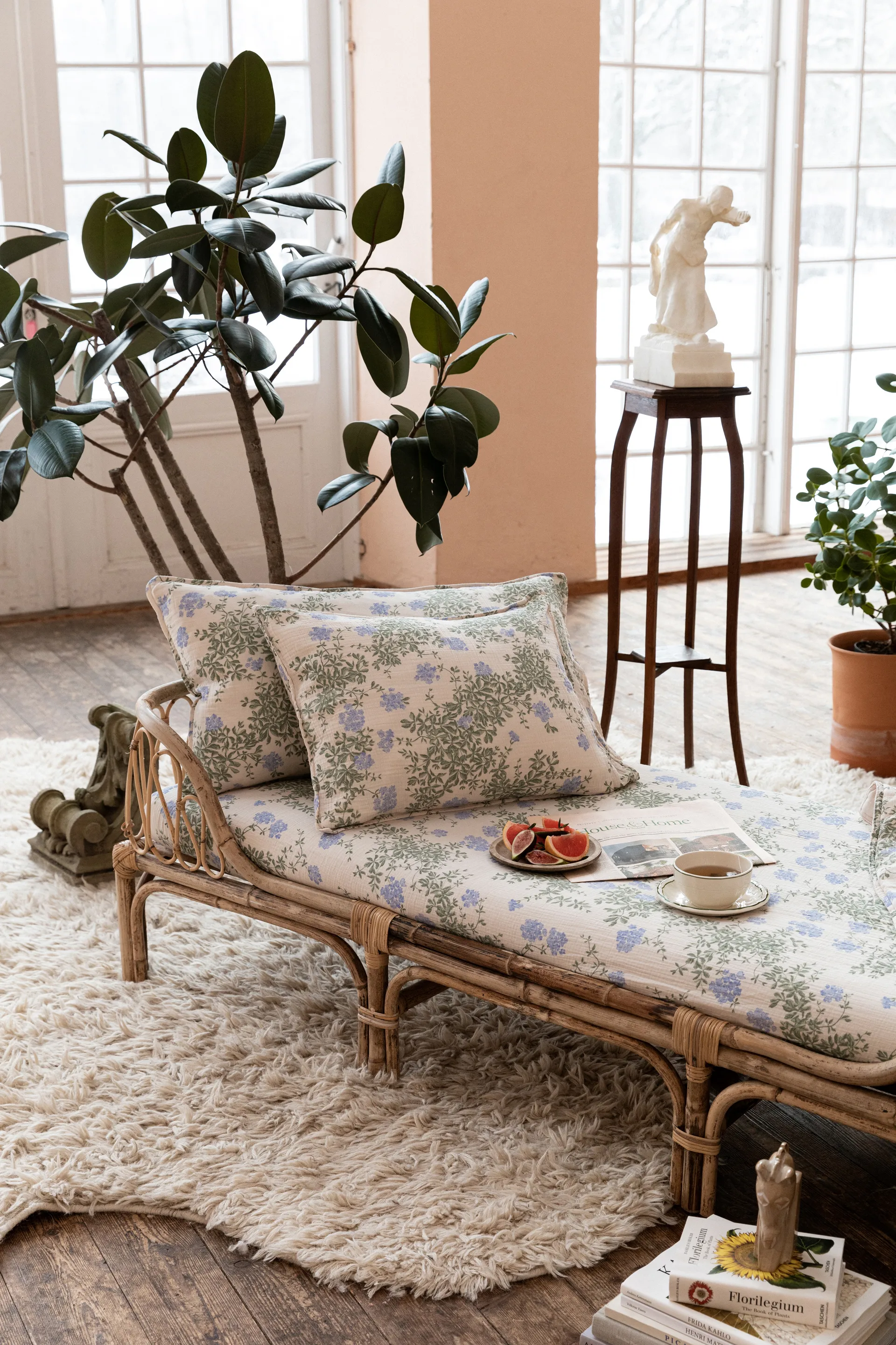 Plumbago Muslin tyynyliina, 50x75cm Garbo&Friends