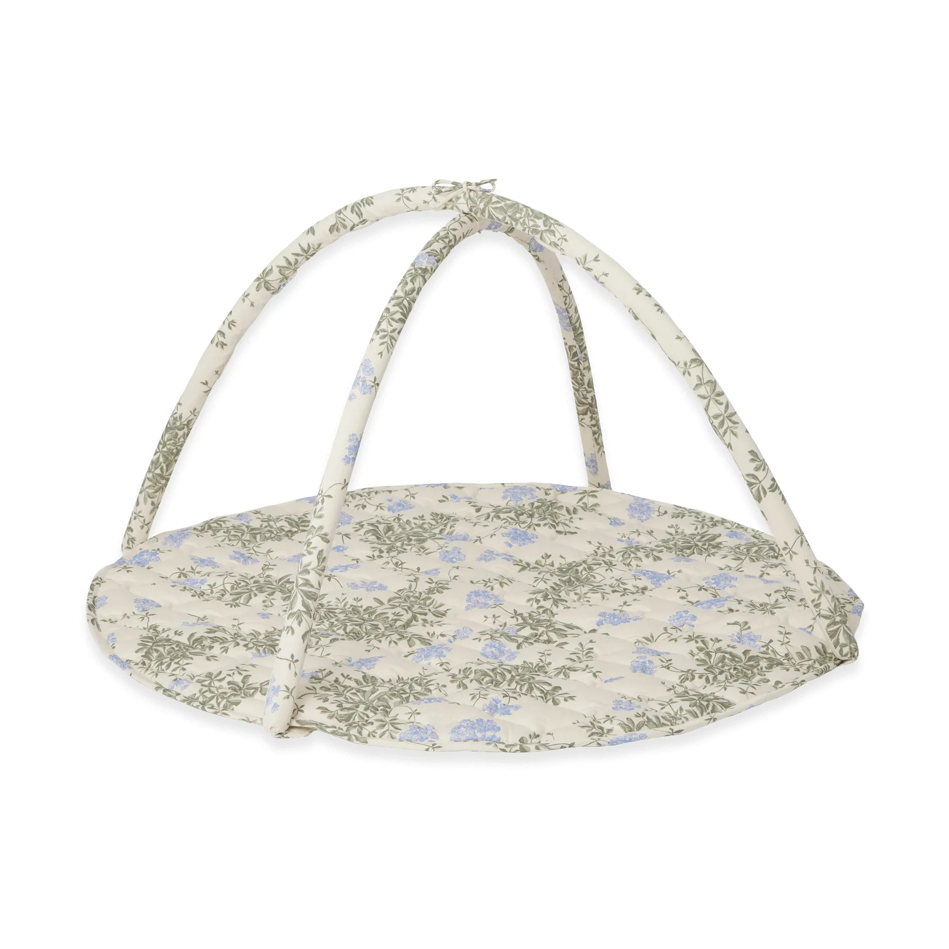 Plumbago satiini tikattu leikkimatto vauvoille, Ø90 cm Garbo&Friends