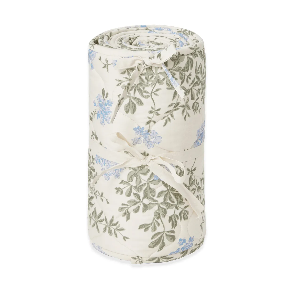 Garbo&Friends Plumbago satiinipäällysteinen tikattu pinnasängyn reunapehmuste 30x360 cm