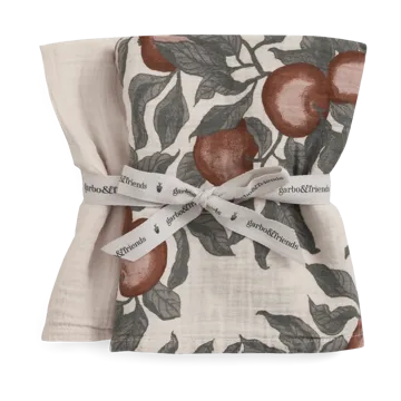 Pomme Muslin peitto pieni 2 osaa - 60x60 cm - Garbo&Friends