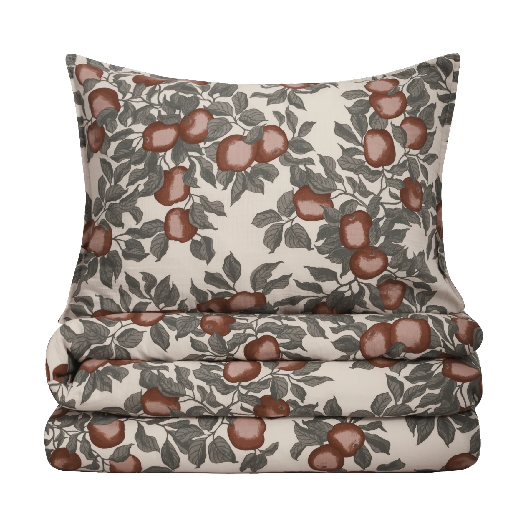 Pomme Muslin pussilakanasetti, 150x210 cm/50x60 cm Garbo&Friends