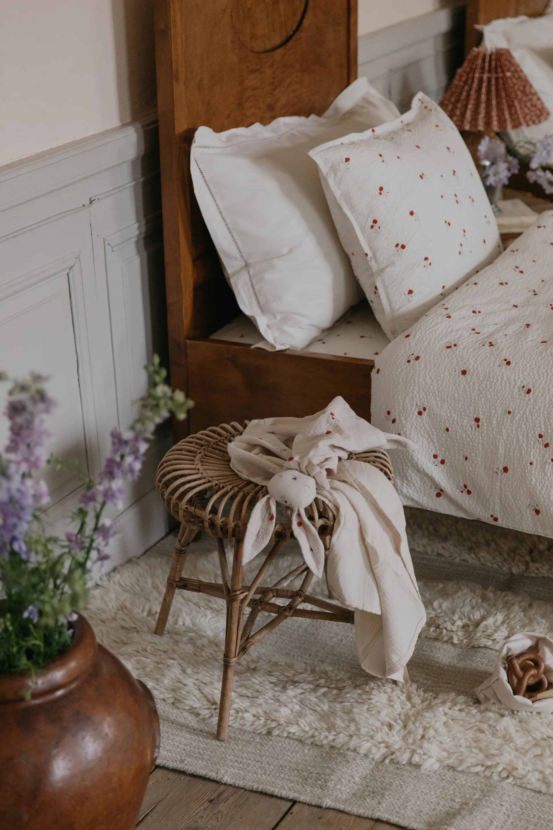 Poppy Muslin tuttipyyhe, 48x48 cm Garbo&Friends