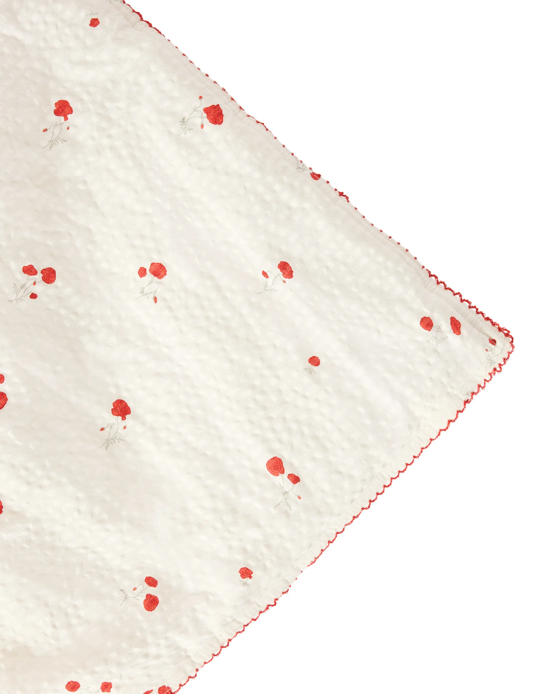 Poppy Seersucker topattu huopa, 100x140 cm Garbo&Friends