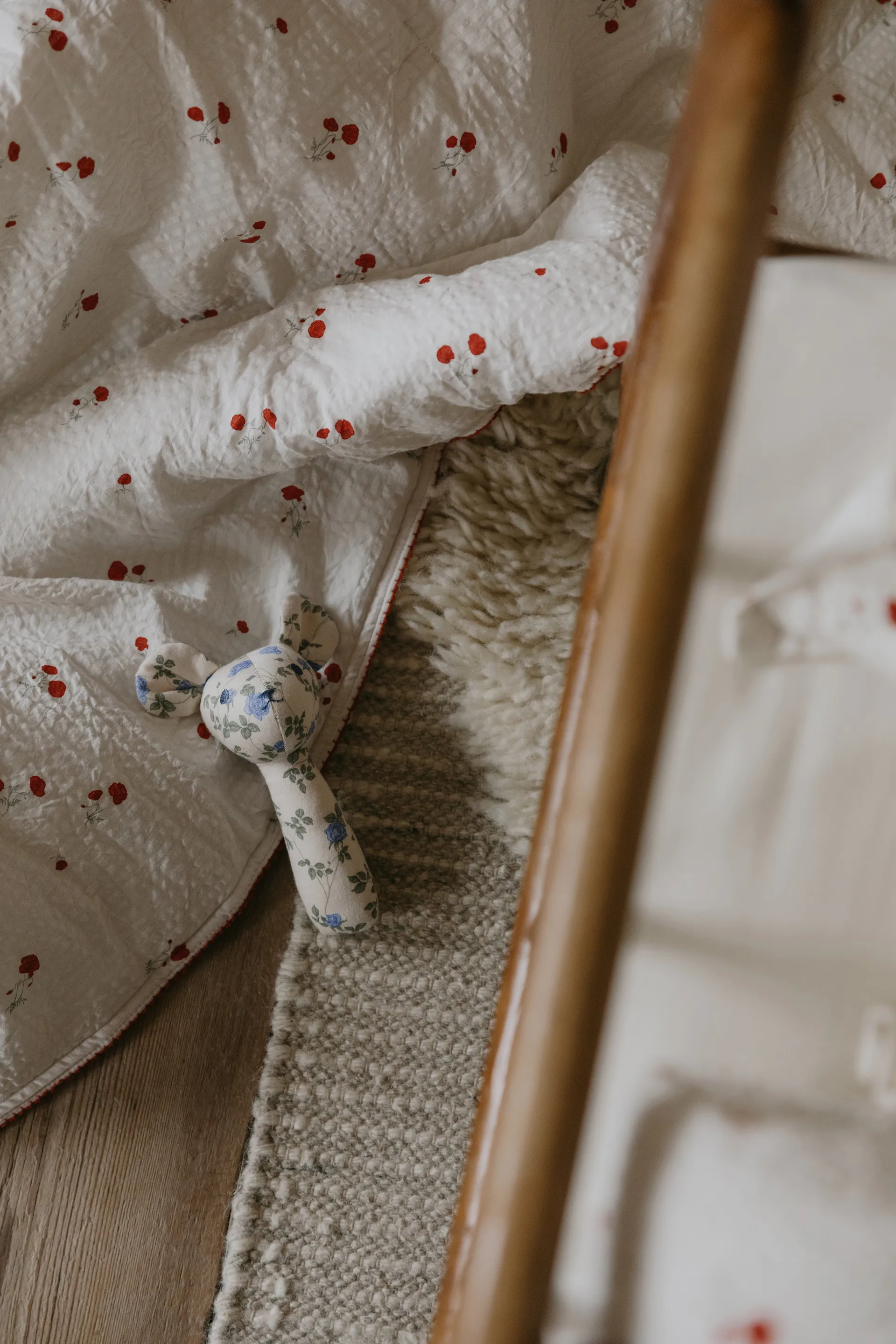 Poppy Seersucker topattu huopa, 100x140 cm Garbo&Friends