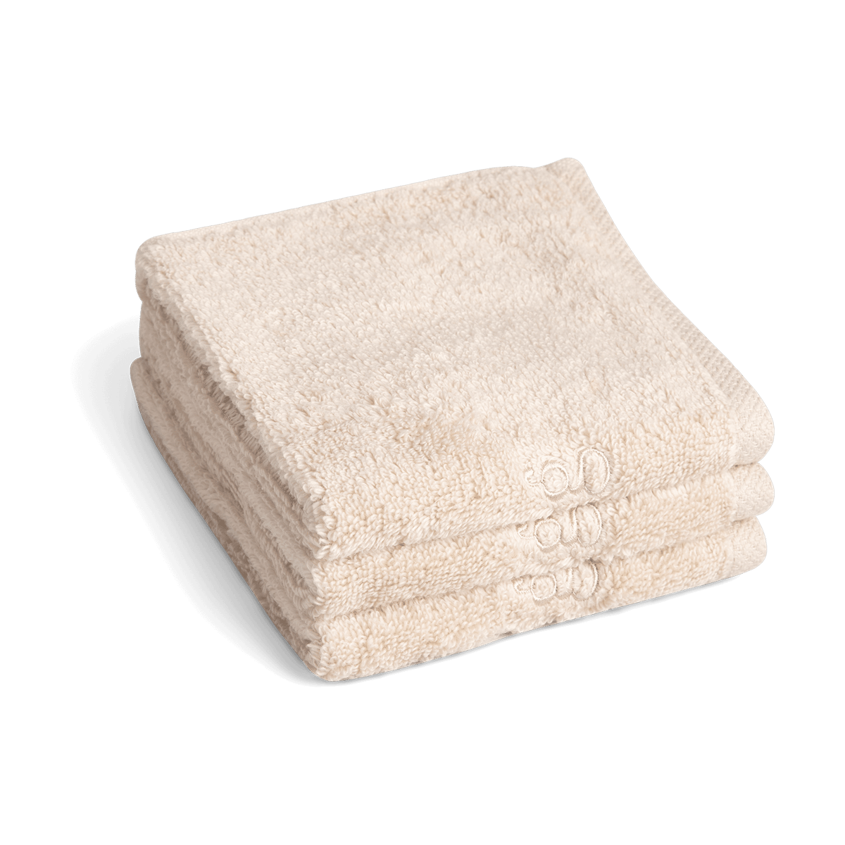 Garbo&Friends Sand Terry pesulappu 3 kpl 30x30 cm | Skandinaavinen Sisustus | Kylpypyyhkeet | Beige