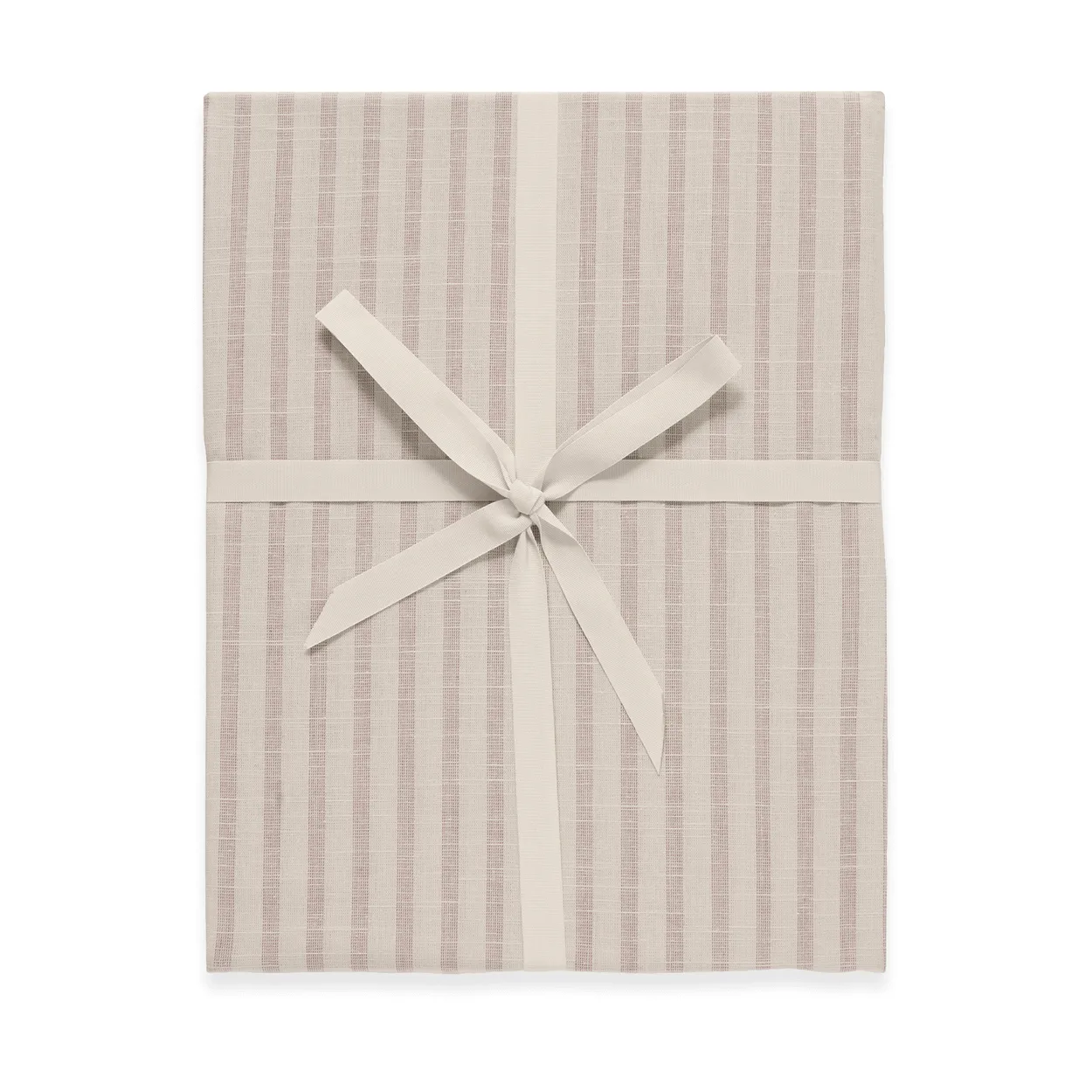 Garbo&Friends Stripe Mauve muotoonommeltu lakana 90x200x30 cm