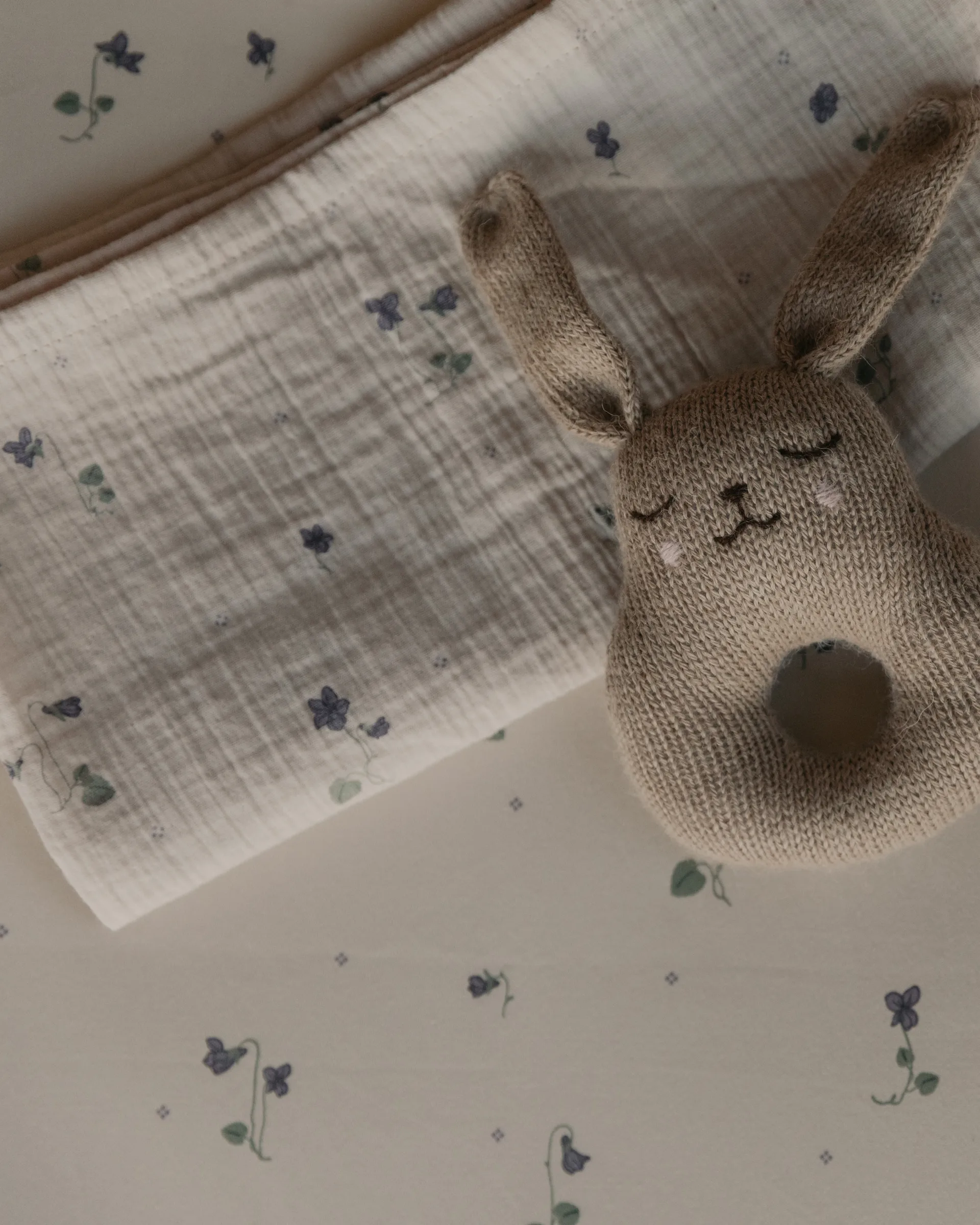 Viola Muslin viltti pieni 2 osaa, 60x60 cm Garbo&Friends