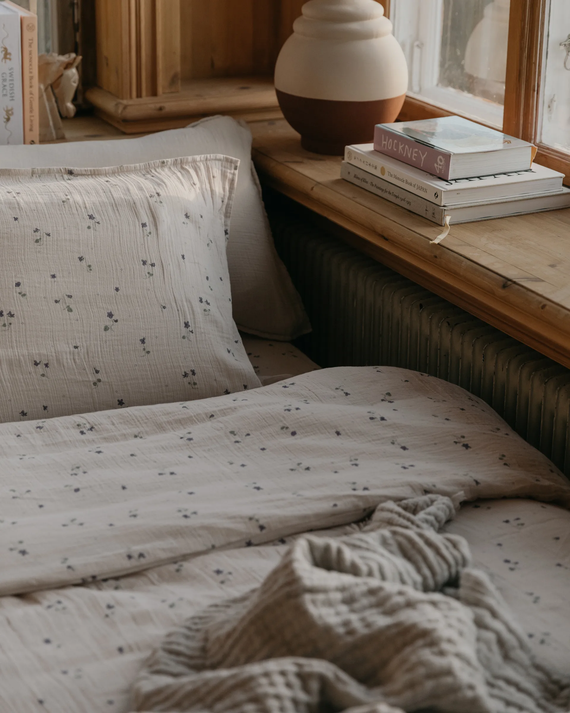 Viola Muslin vuodevaatesetti, 150x210 cm/50x60 cm Garbo&Friends