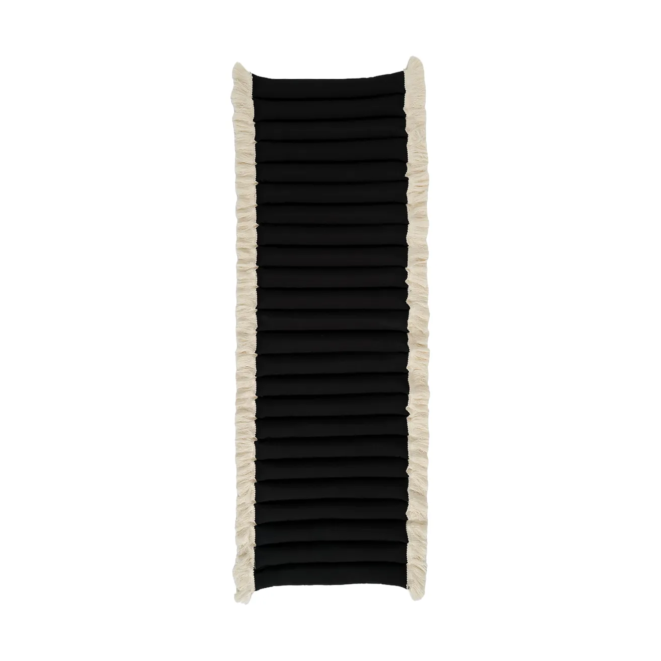 Garden Glory istuintyyny hapsuilla, Musta, offwhite hapsu, 38x120 cm Garden Glory