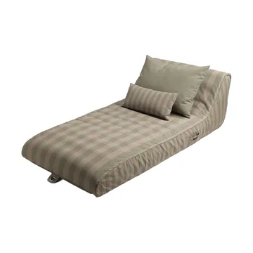 Garden Glory kelluva aurinkosänky - Eukalyptuksenvihreä-beige, 85×168,5 cm - Garden Glory