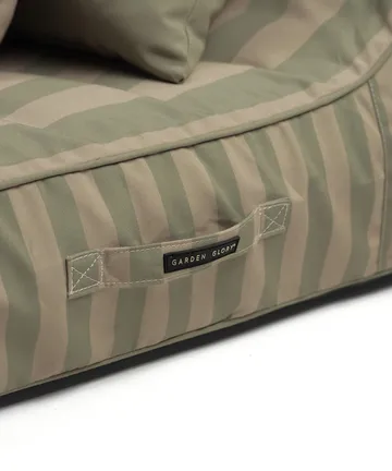Garden Glory kelluva aurinkosänky - Eukalyptuksenvihreä-beige, 85×168,5 cm - Garden Glory
