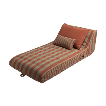 Garden Glory kelluva aurinkosänky - Eukalyptusvihreä-terrakotta, 85×168,5 cm - Garden Glory