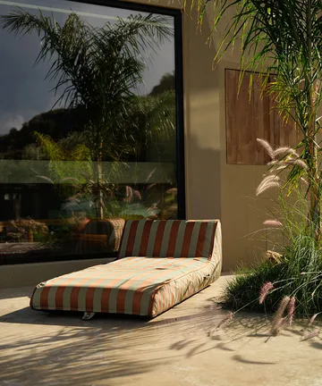 Garden Glory kelluva aurinkosänky - Eukalyptusvihreä-terrakotta, 85×168,5 cm - Garden Glory