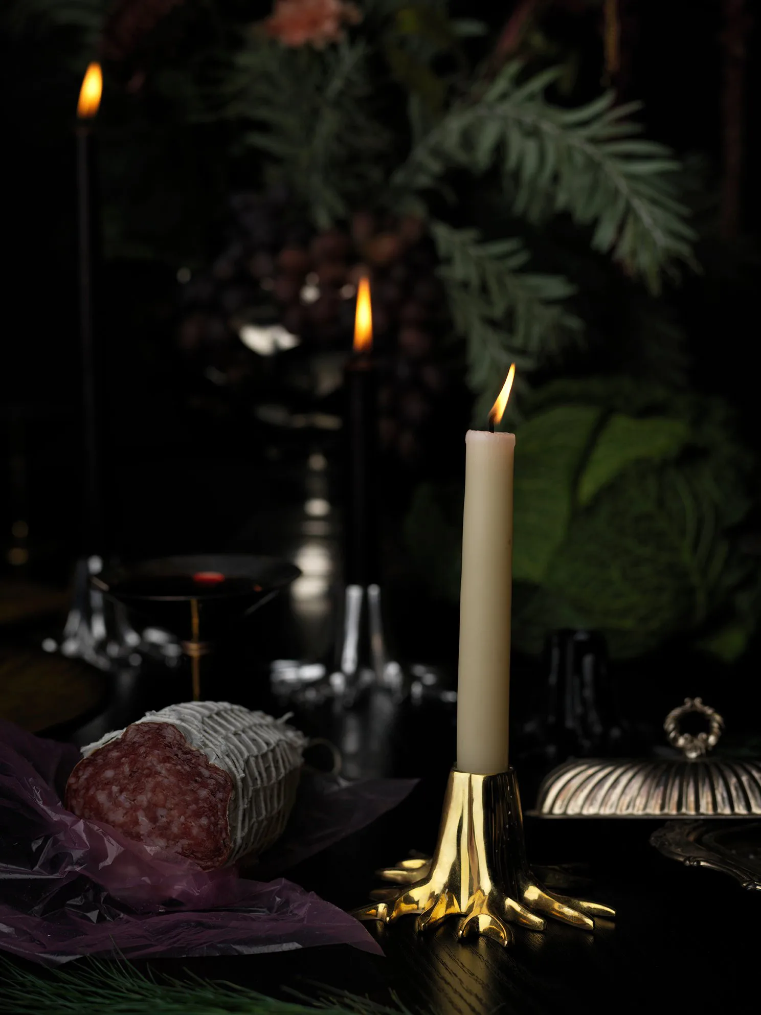 Garden Glory The Root kynttilänjalka, Brass Garden Glory