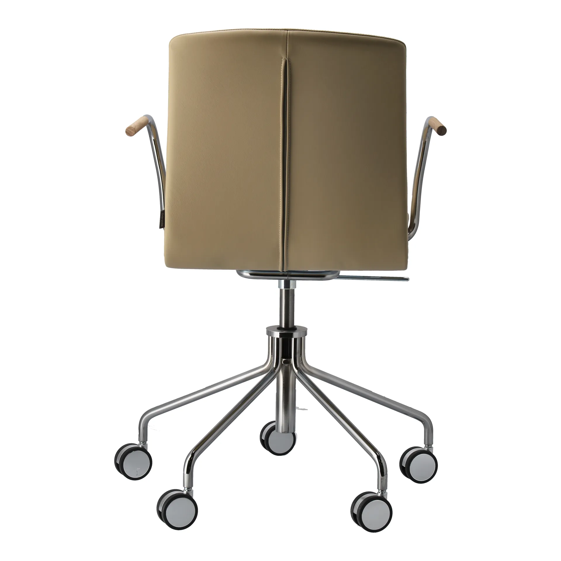 Day nojatuoli pyörivällä kromijalustalla, Tammi-natural-H&S-elmosoft 02119 Gärsnäs