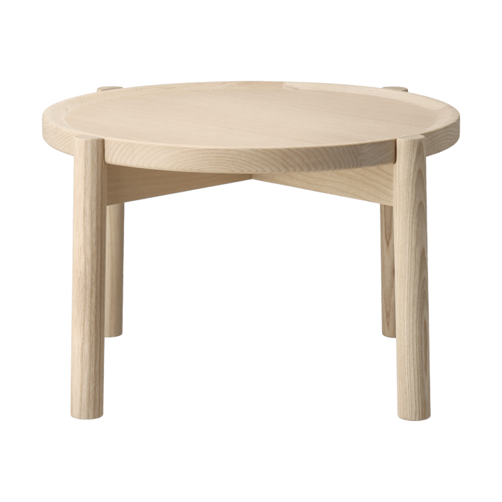 Elna sohvapöytä, Saarni-white-Ø40 cm Gärsnäs