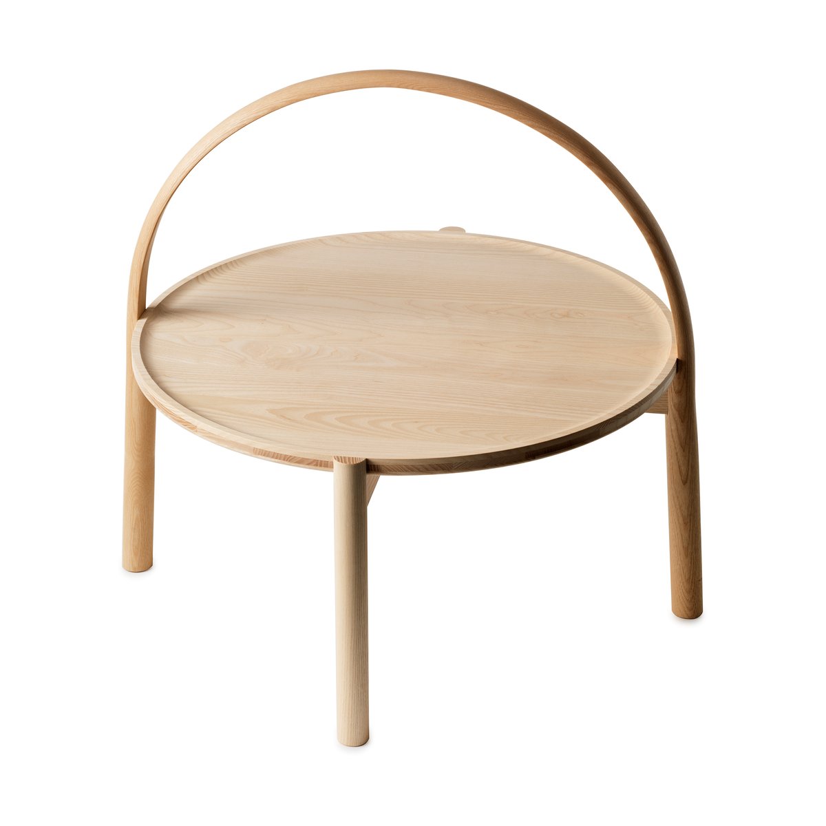 Gärsnäs Elna sohvapöytä Saarni-white-60 cm m. kahvalla
