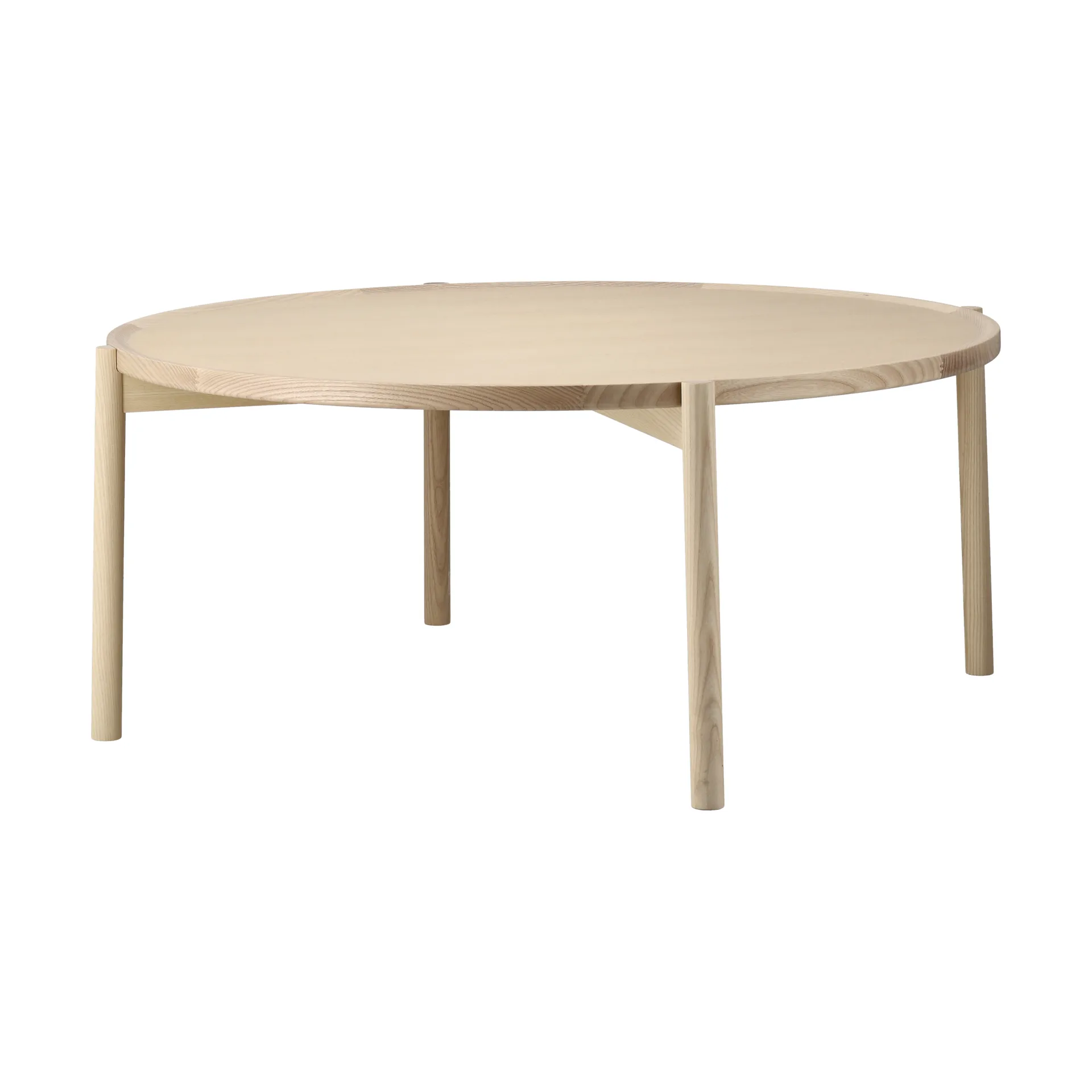 Elna sohvapöytä, Saarni-white-Ø90 cm Gärsnäs