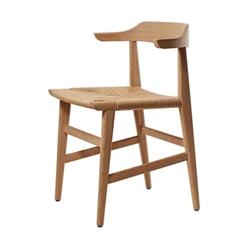 Hedda käsinojatuoli - Tammi natural monocoating-paperinaru luonto - Gärsnäs