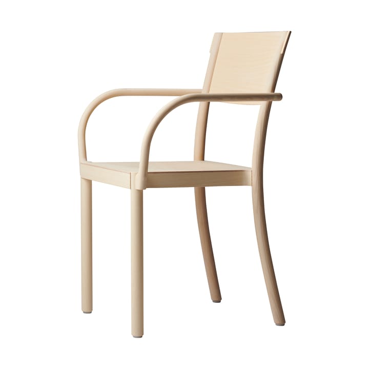 Light & Easy nojatuoli - Saarni-white-viilutettu istuin - Gärsnäs