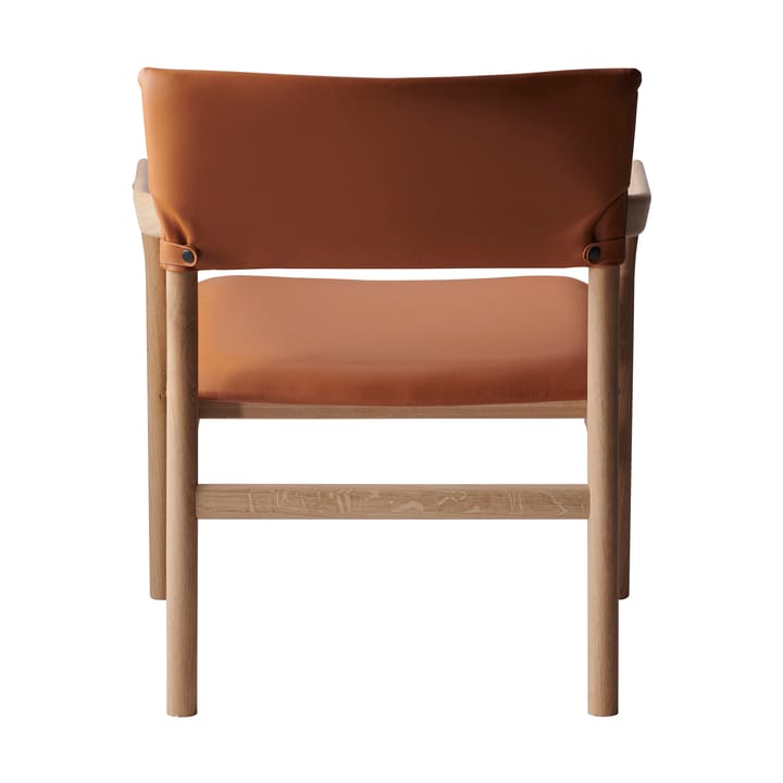 Vyn nojatuoli verhoiltu istuinosa, Monocoat natural-Elmosoft 43283 Gärsnäs