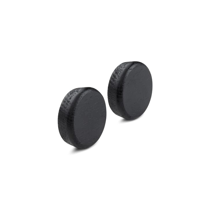 Flex Button magneetti, 2-pakkaus - Mustaksi petsattu tammi - Gejst