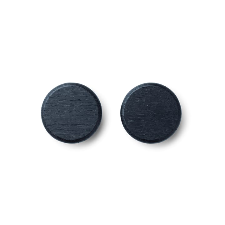 Flex Button napit magneettilistaan 2 kpl, Mustaksi petsattu tammi Gejst