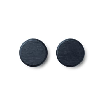 Flex Button napit magneettilistaan 2 kpl - Mustaksi petsattu tammi - Gejst