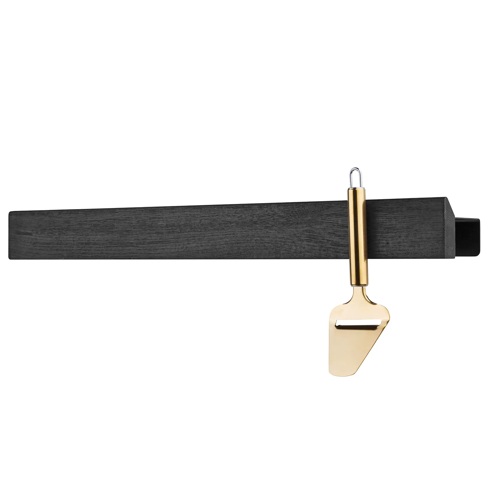 Flex Rail magneettilista 60 cm, Mustaksi petsattu tammi-musta Gejst