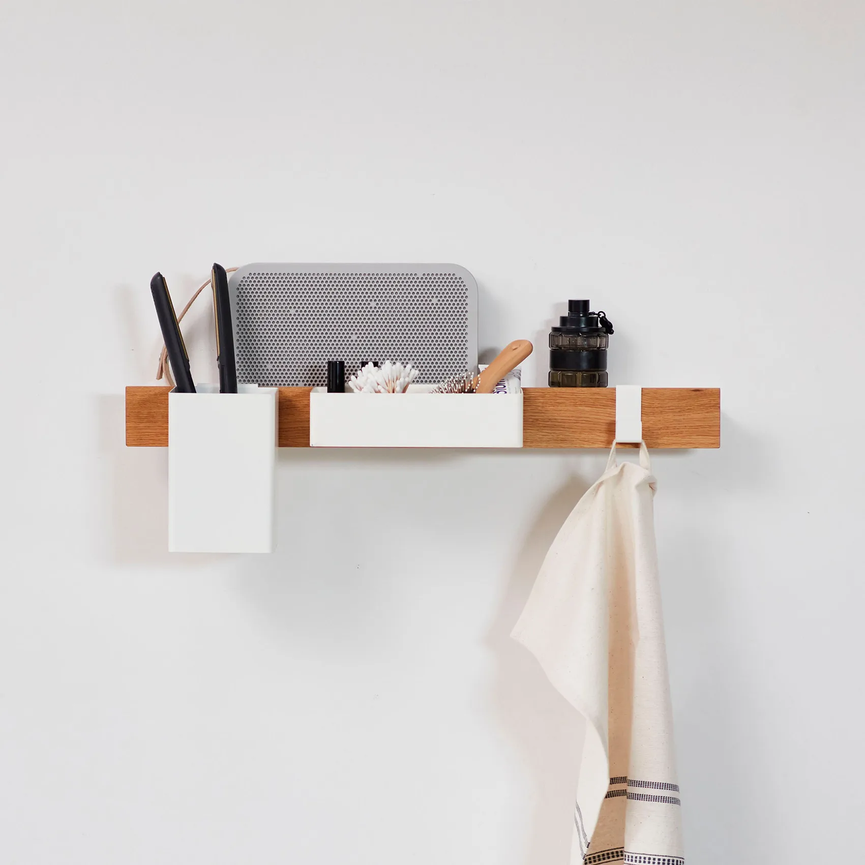 Flex Rail magneettilista 60 cm, Tammi-valkoinen Gejst