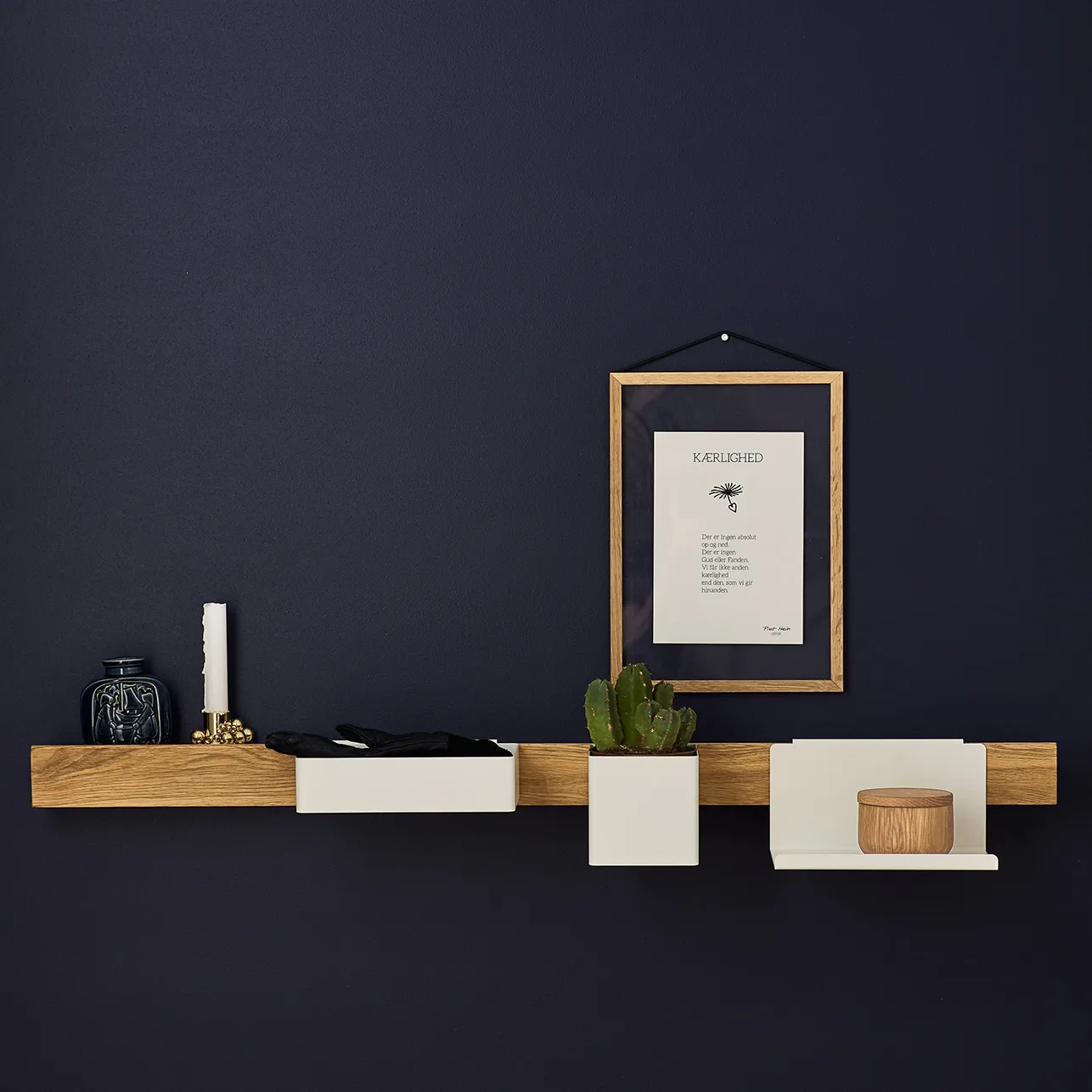 Flex Shelf -hylly 21 cm, Valkoinen Gejst