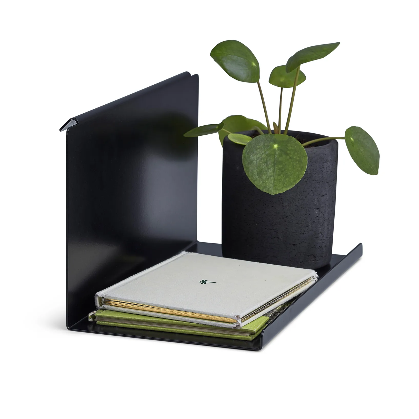 Flex Side Table -hylly 32 cm, Musta Gejst