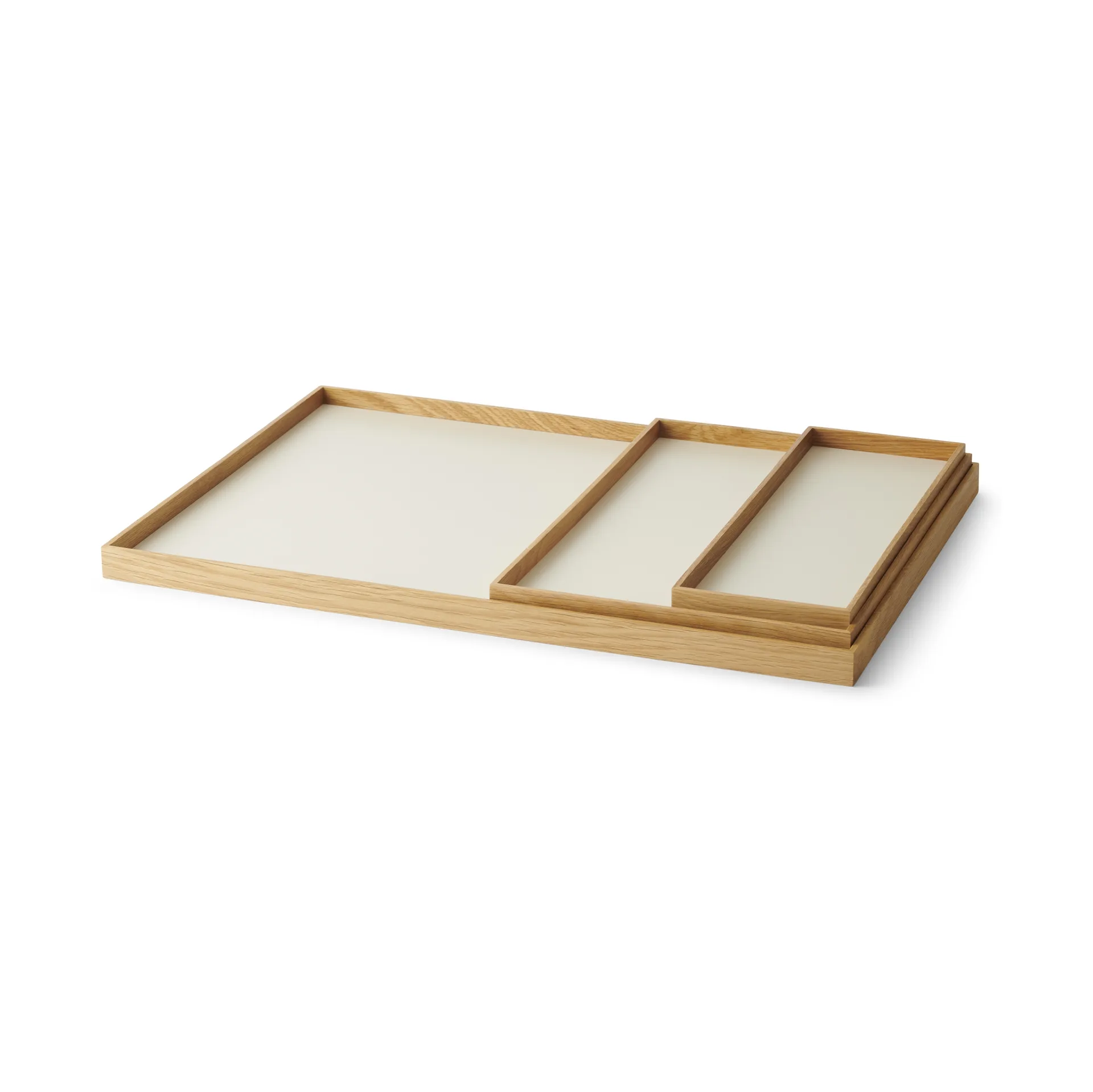 Frame tarjotin large 35,5x50,6 cm, Tammi-beige Gejst