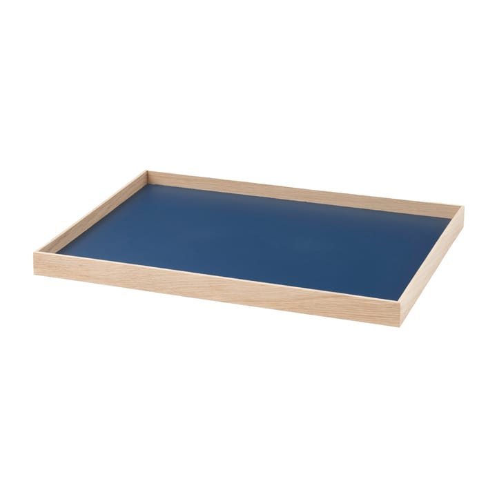 Frame tarjotin medium 23,2x34 cm - Tammi-sininen - Gejst