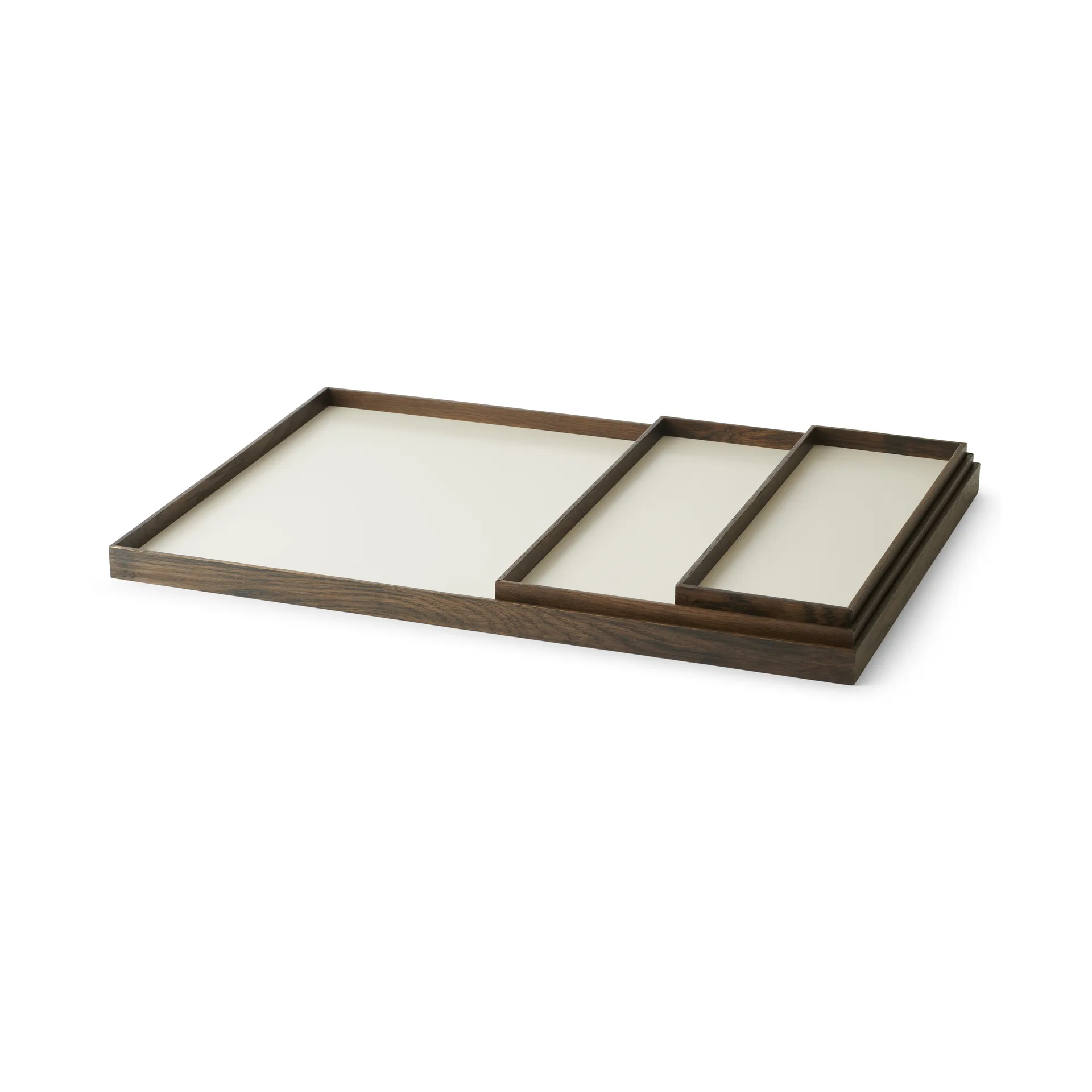 Frame tarjotin medium 23x34 cm, Savutammi-beige Gejst