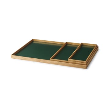 Frame tarjotin small 11x32,4 cm - Tammi-vihreä - Gejst