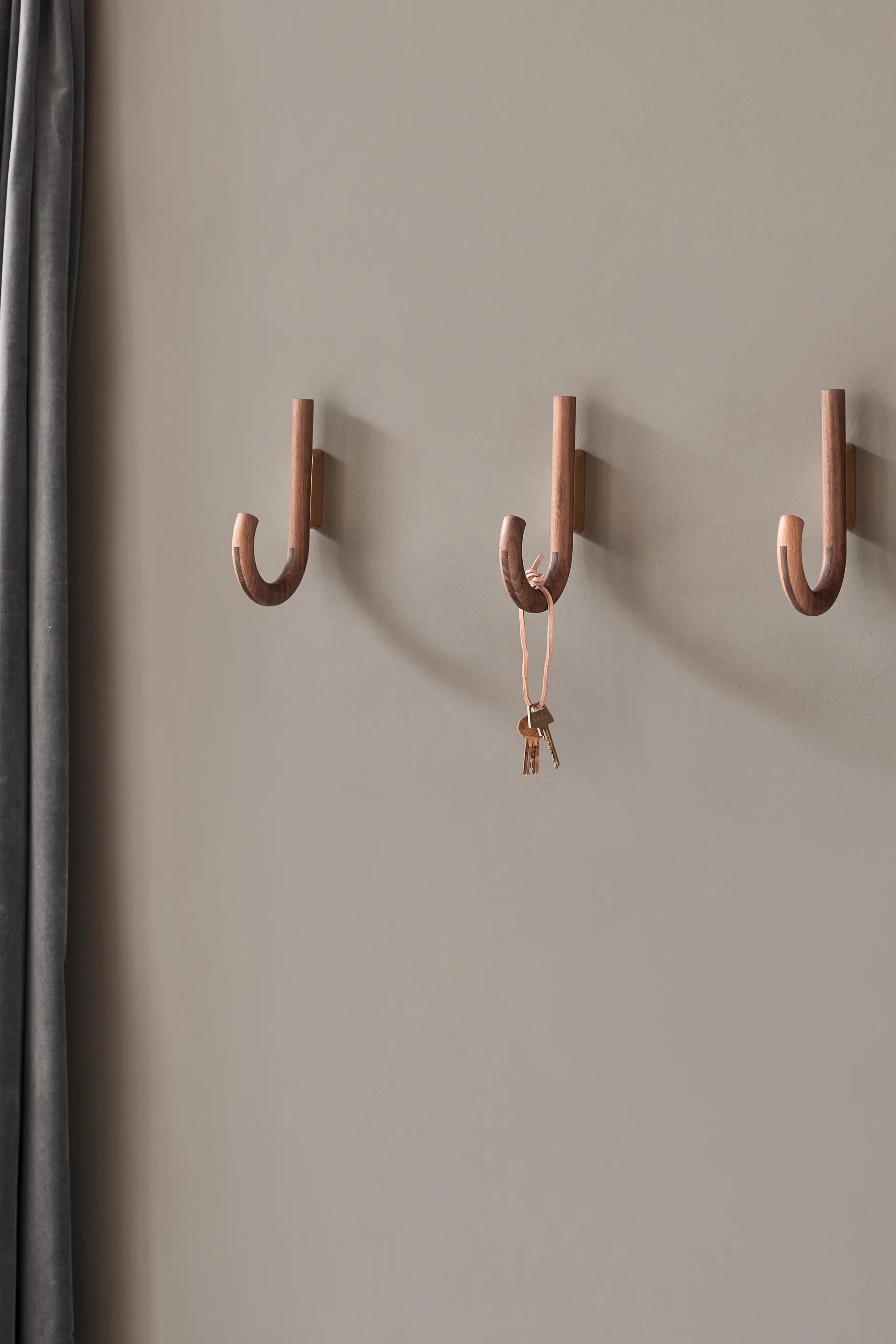 Hook koukku 19 cm, Saksanpähkinä-messinki Gejst