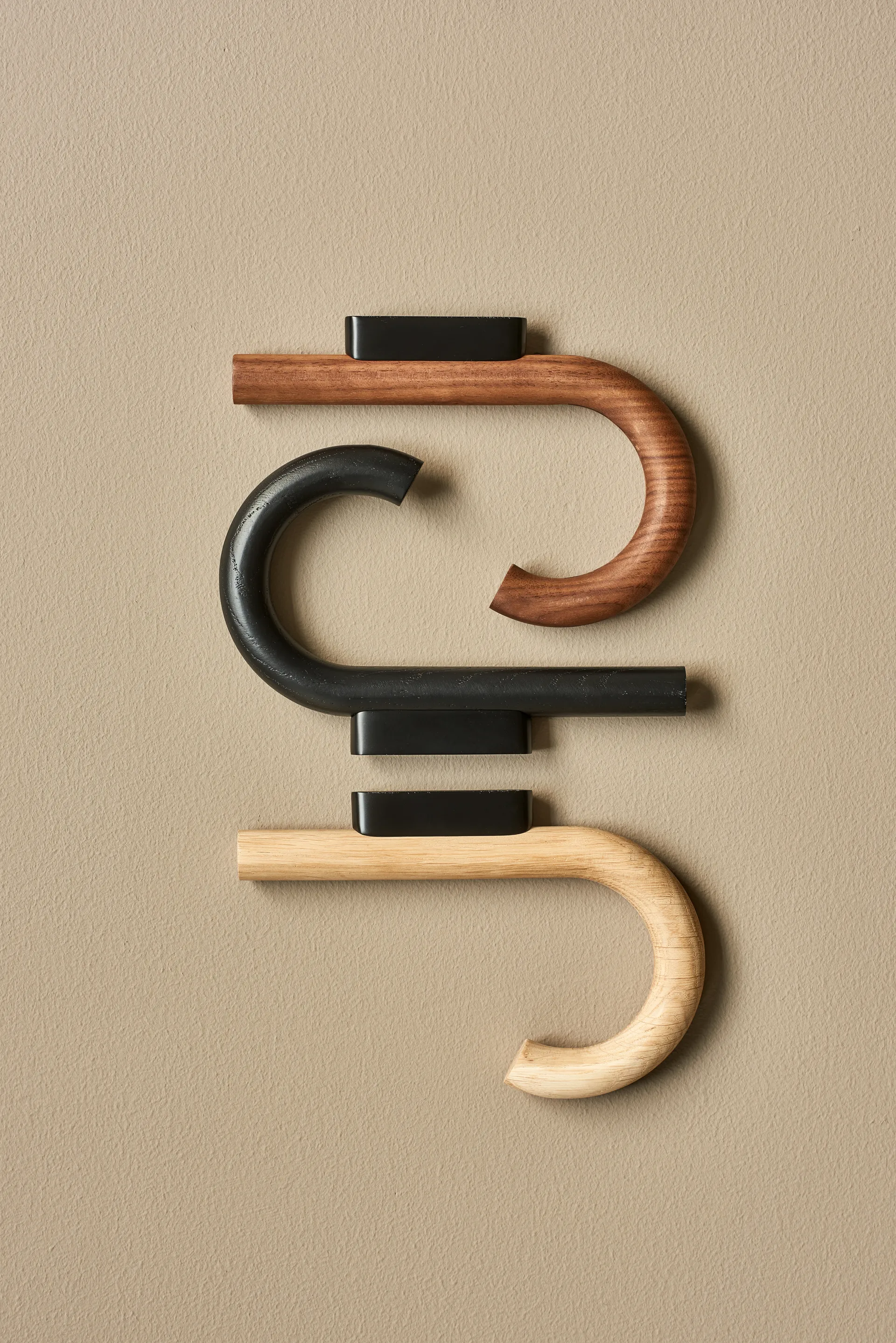 Hook koukku 19 cm, Tammi-musta Gejst