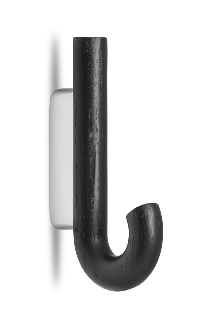 Hook koukku mini 13,3 cm, Musta tammi-kromi Gejst