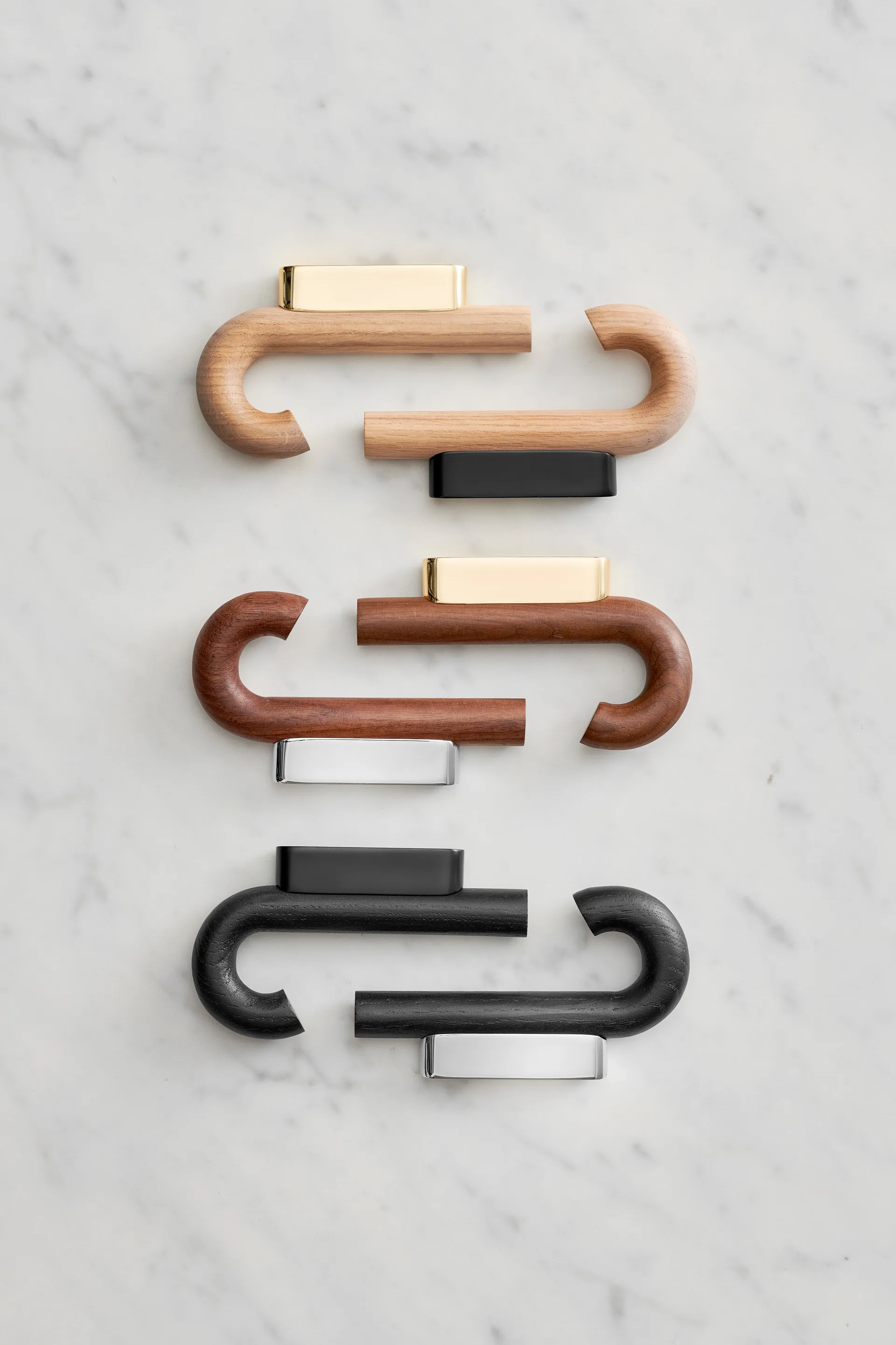 Hook koukku mini 13,3 cm, Musta tammi-musta Gejst