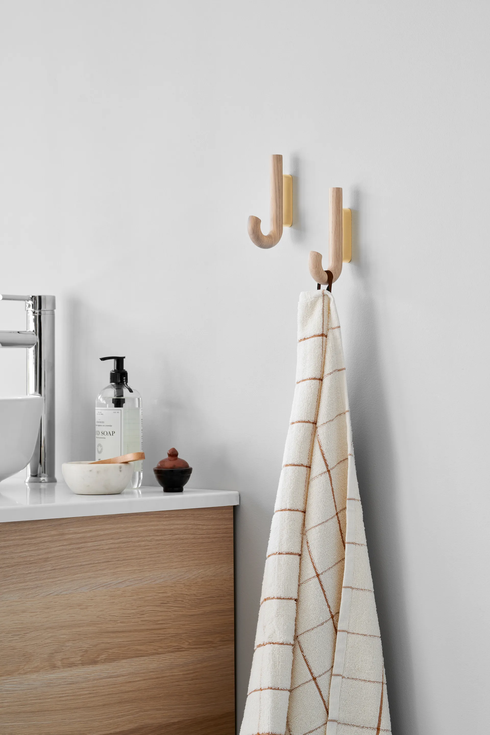 Hook koukku mini 13,3 cm, Tammi-messinki Gejst