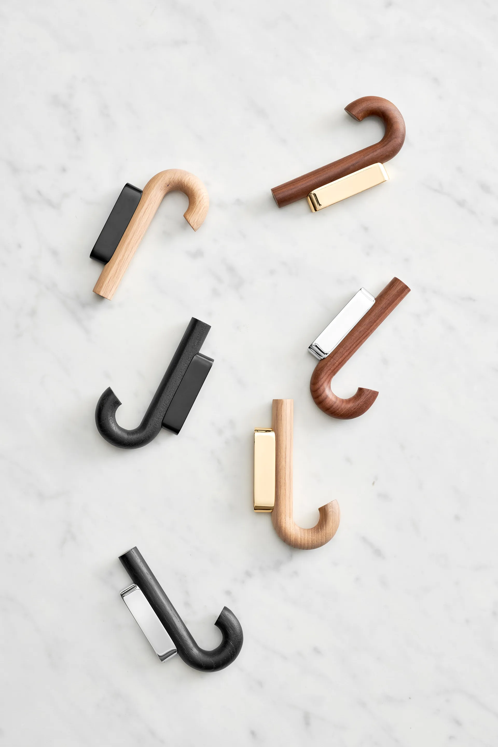 Hook koukku mini 13,3 cm, Tammi-messinki Gejst