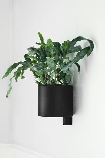 Kollage kukkaruukku Ø 14 cm - Musta-tammi - Gejst
