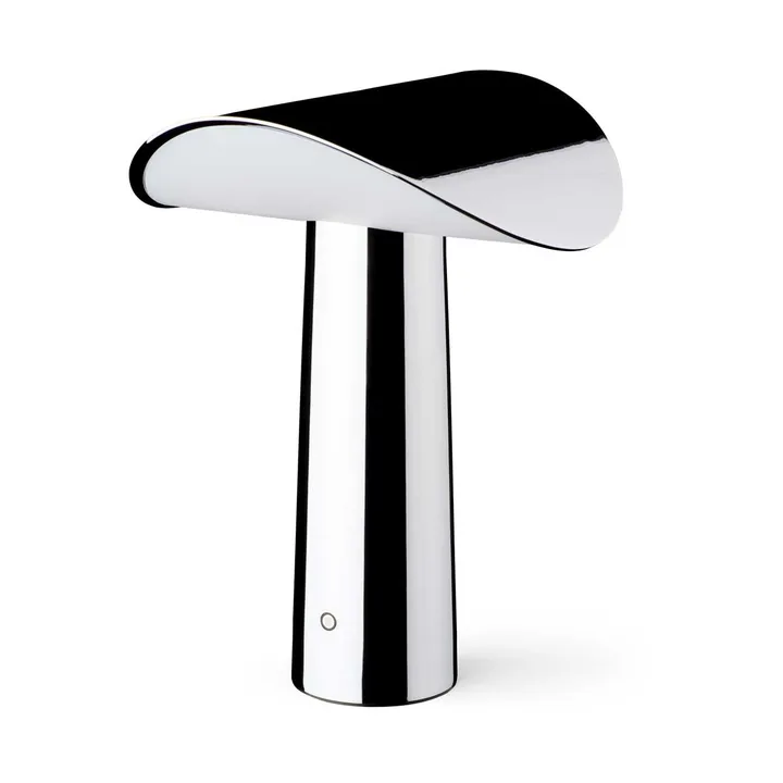 Lium kannettava pöytälamppu 22,5 cm - Krom - Gejst