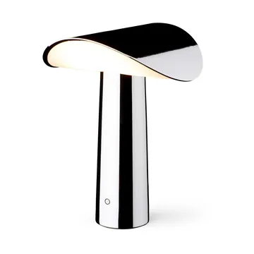 Lium kannettava pöytälamppu 22,5 cm - Krom - Gejst