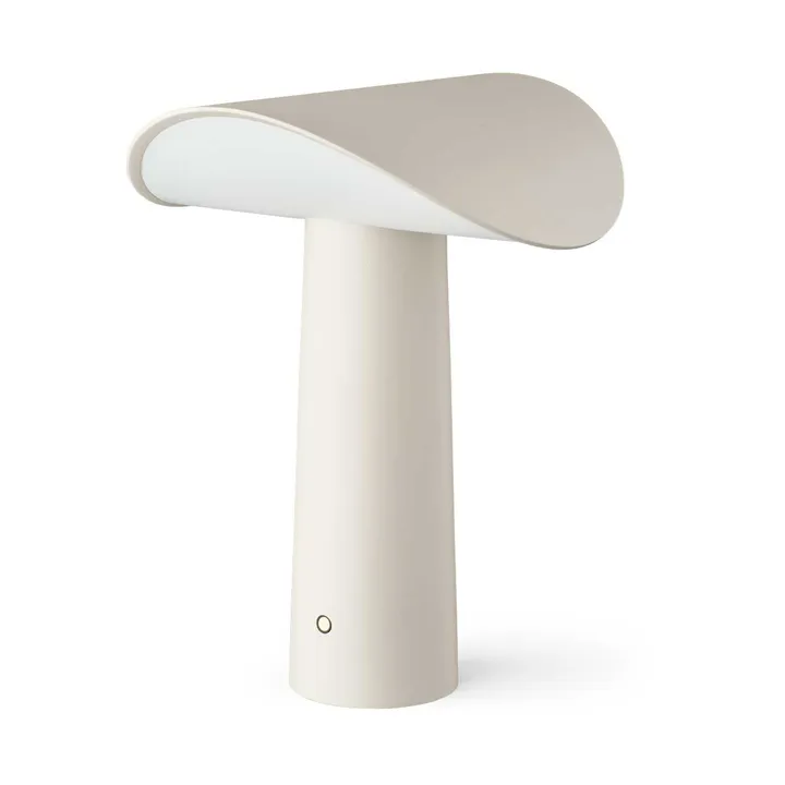 Lium kannettava pöytälamppu 22,5 cm - Lämmin harmaa - Gejst