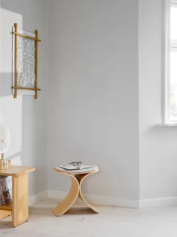 Luno jakkara 48×28×72 cm - Tammi beige tekstiili - Gejst